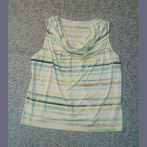 Calvin Klein top size 1x sleeveless multicolor
